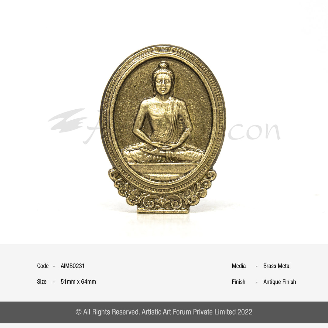 Oval Shape Buddha Idol | Indoor Decor
