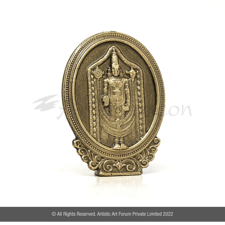 Oval Shape Tirupati Balaji Idol – Car Dashboard | Office Home Decor