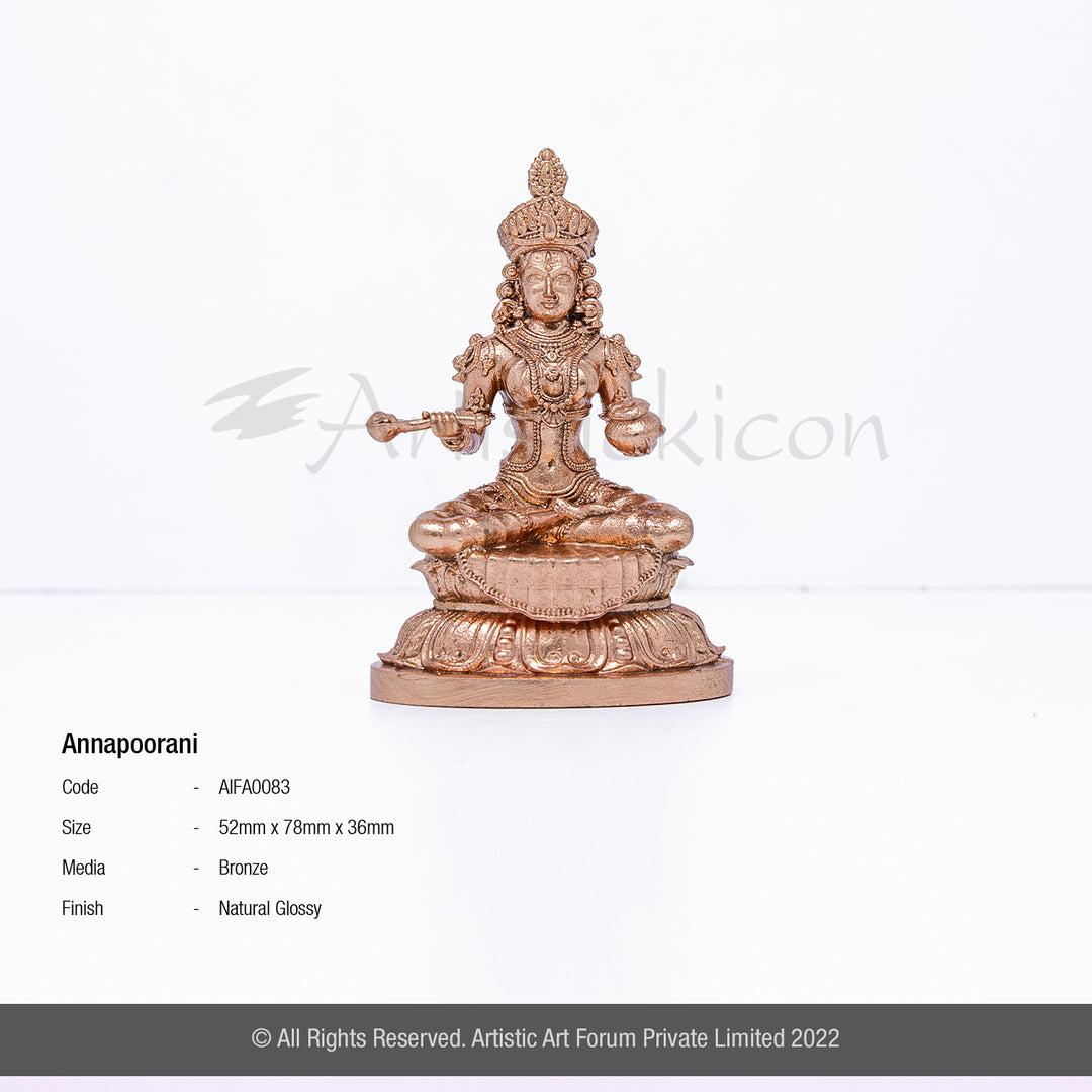 Annapoorani Idol | Annapurna Devi Statue for Pooja Room