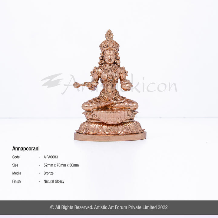 Annapoorani Idol | Annapurna Devi Statue for Pooja Room