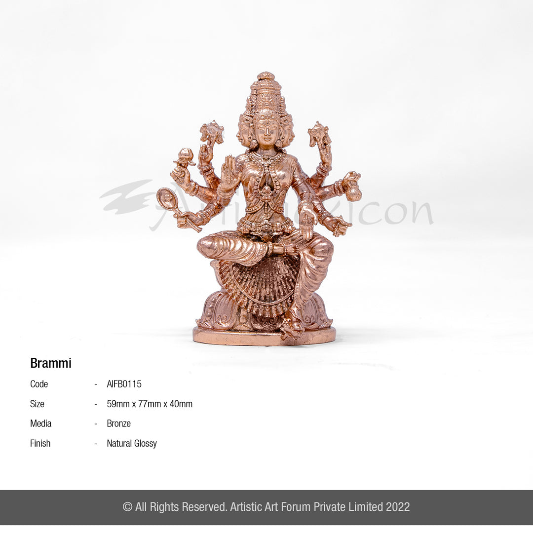 Goddess Brahmi statue | Amman Idol for Home