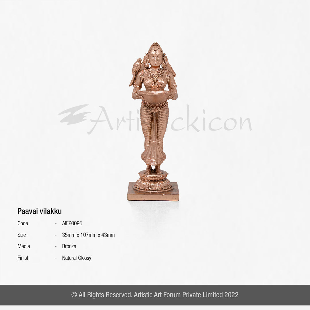 Bronze Paavai Vilakku  