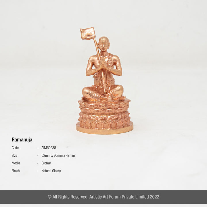 Bronze Ramanujar idols