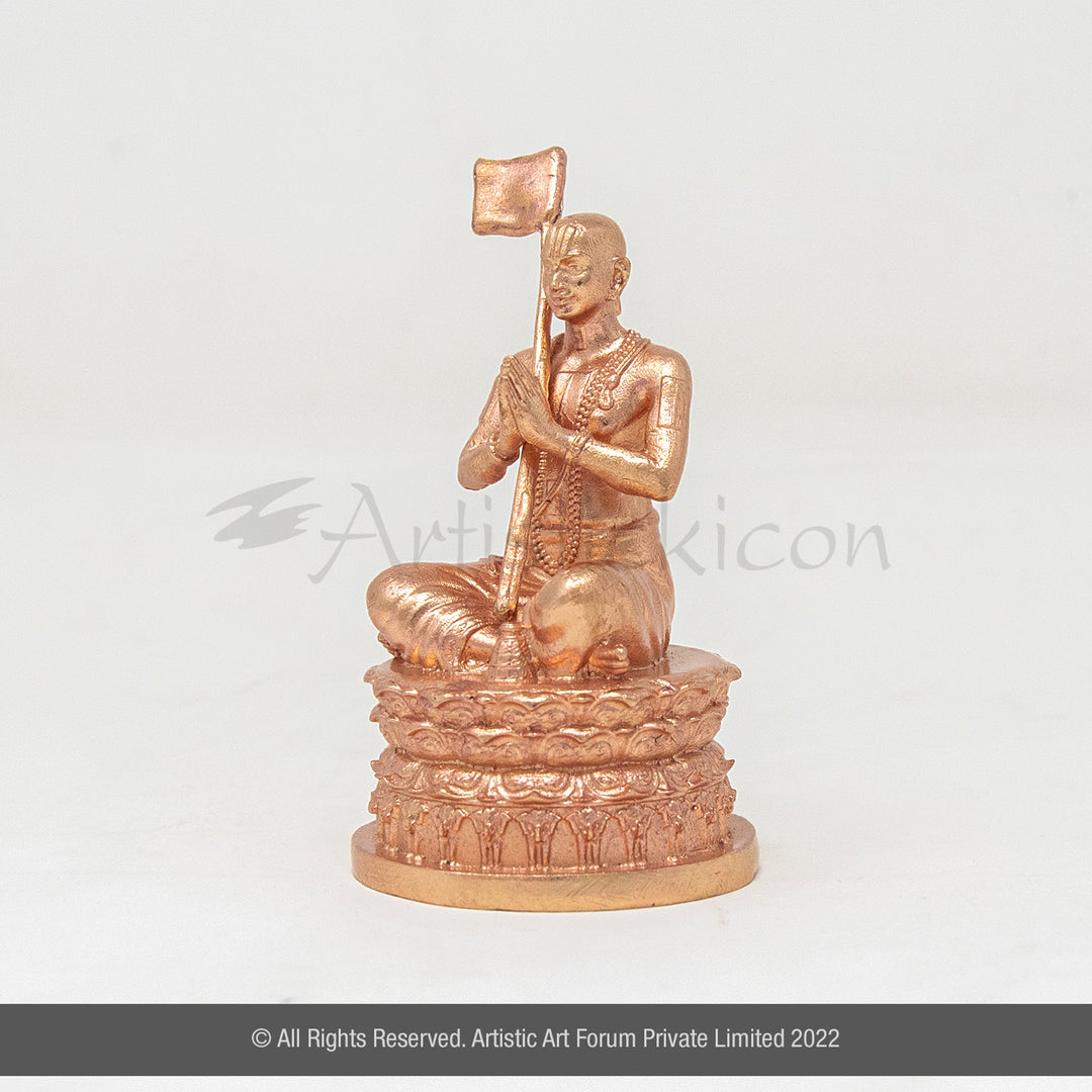 Bronze ramanujar idol