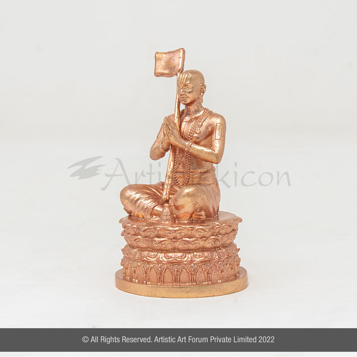 Bronze ramanujar idol