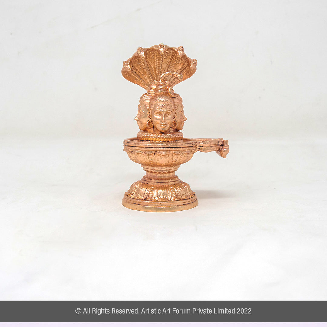  Chaturmukha Shiva Lingam Idol