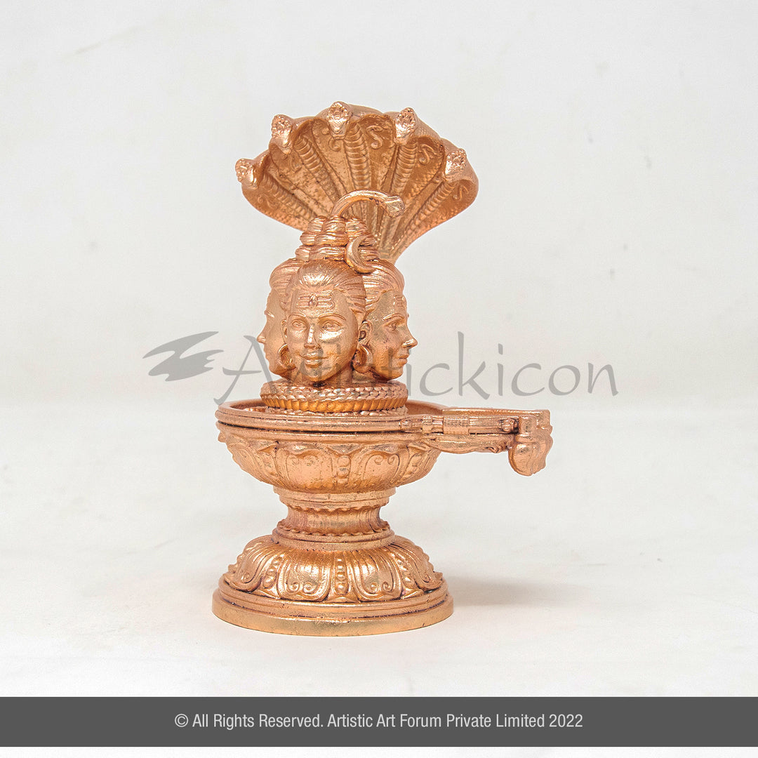 Four Face Shiva Lingam Idol