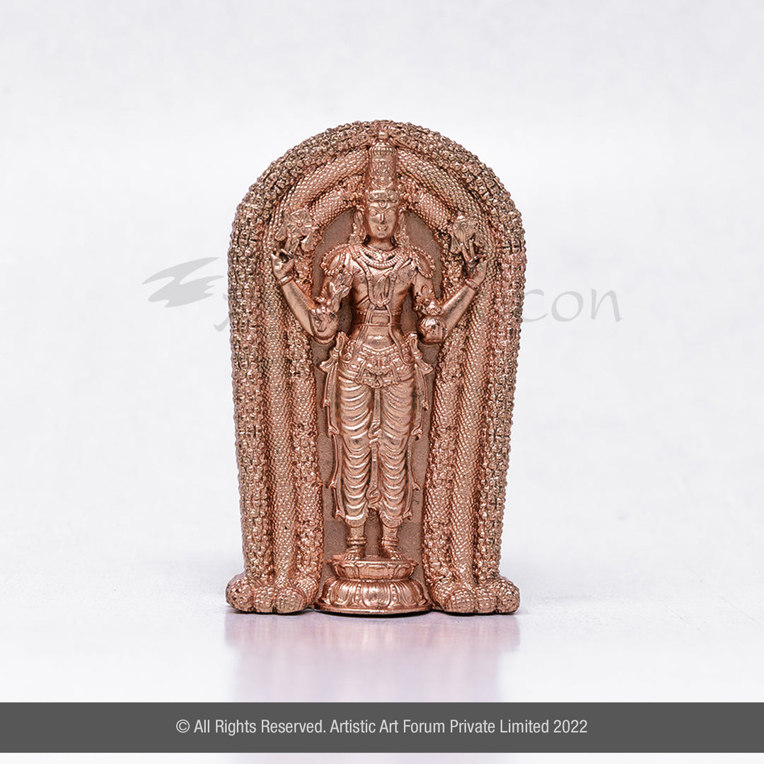 Bronze Dhanvantari Standing Idol