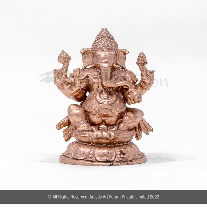 Traditional Pillayar Statue  |  Bronze Vinayagar Idol for Home Pooja