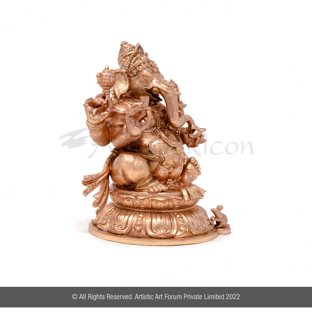 Handcrafted Bronze Ganesha Statue