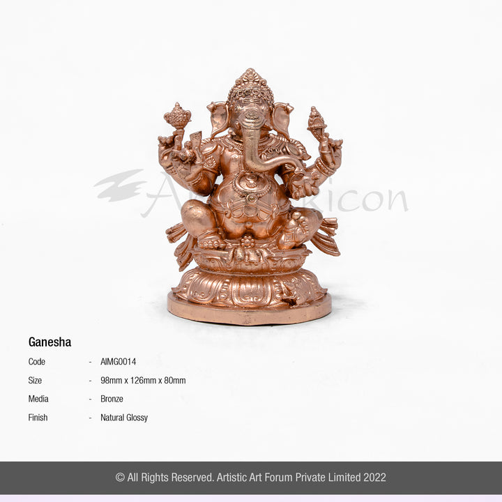 Bronze Ganpati Idol