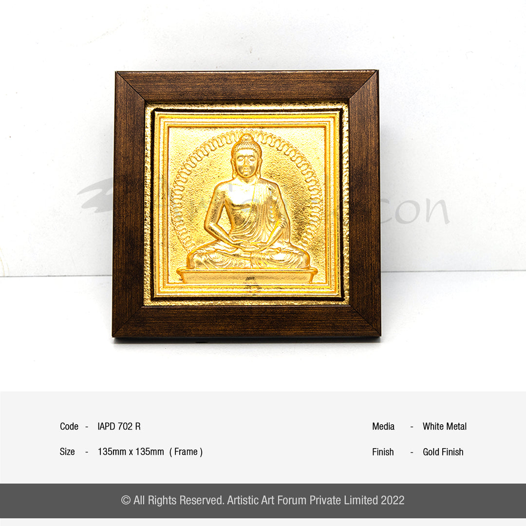 Gold Plated Buddha Frame