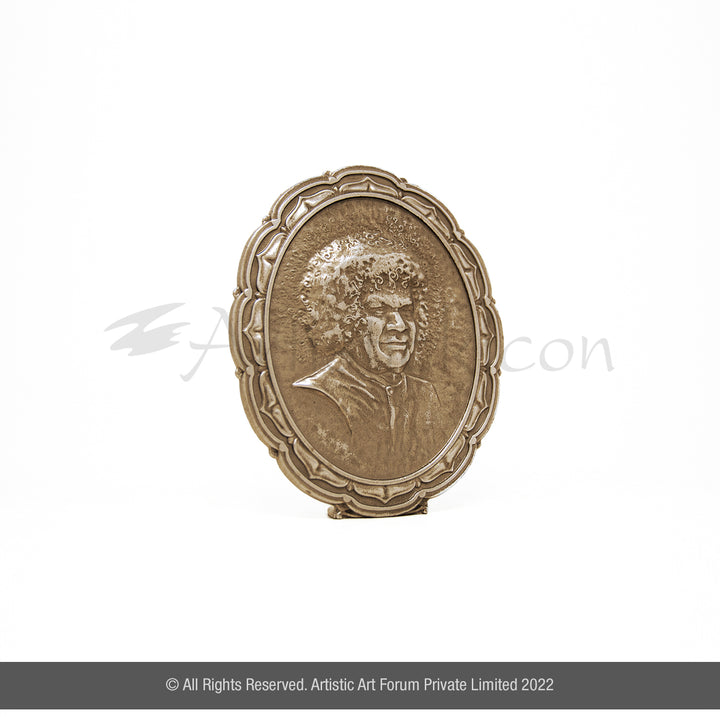 Handcrafted Puttaparthi Sai Baba Brass Table Decor
