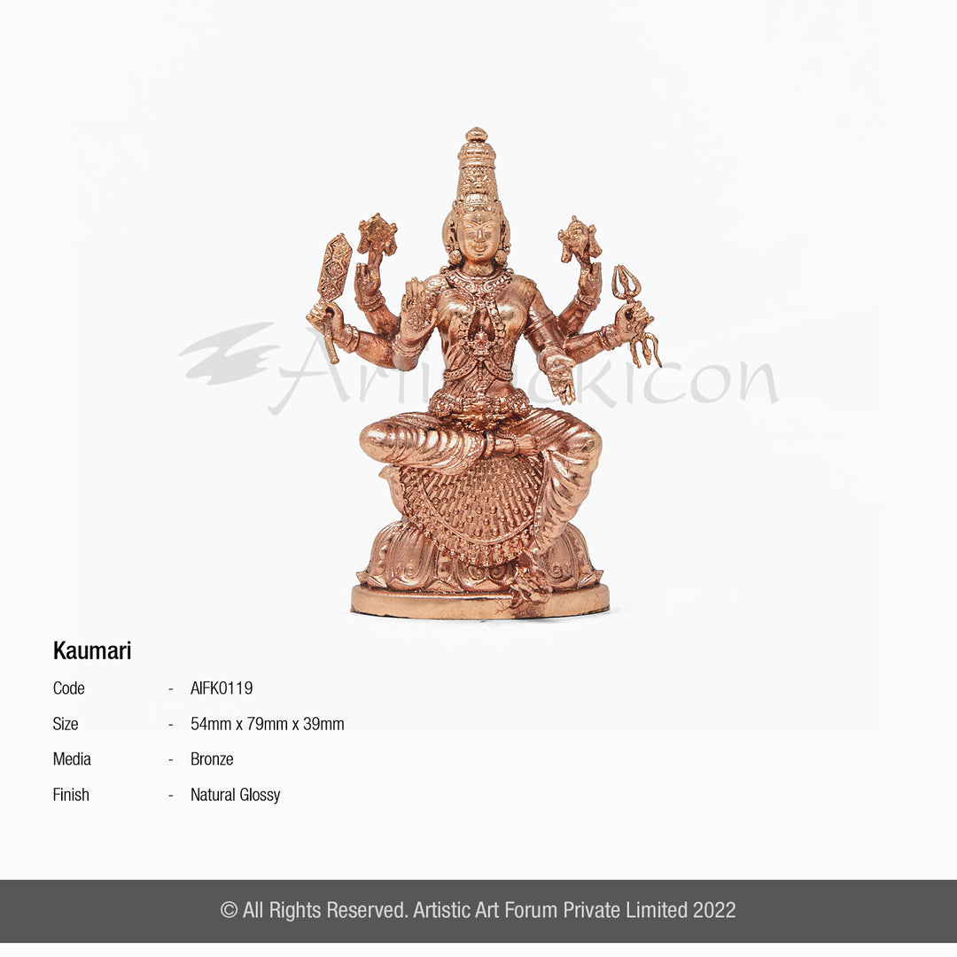 Bronze Kaumari amman Idol