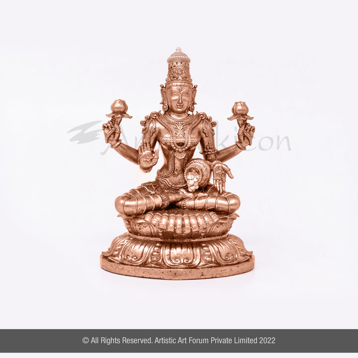 Exquisite Bronze Goddess Lakshmi Idol