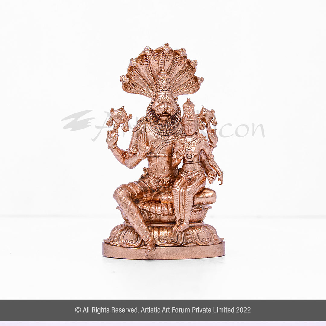 Handcrafted Lakshmi Narasimha Swamy Idol  