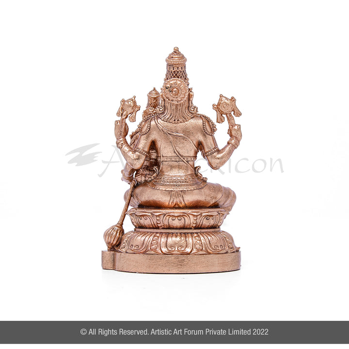 Bronze Lakshmi Narayan idol 
