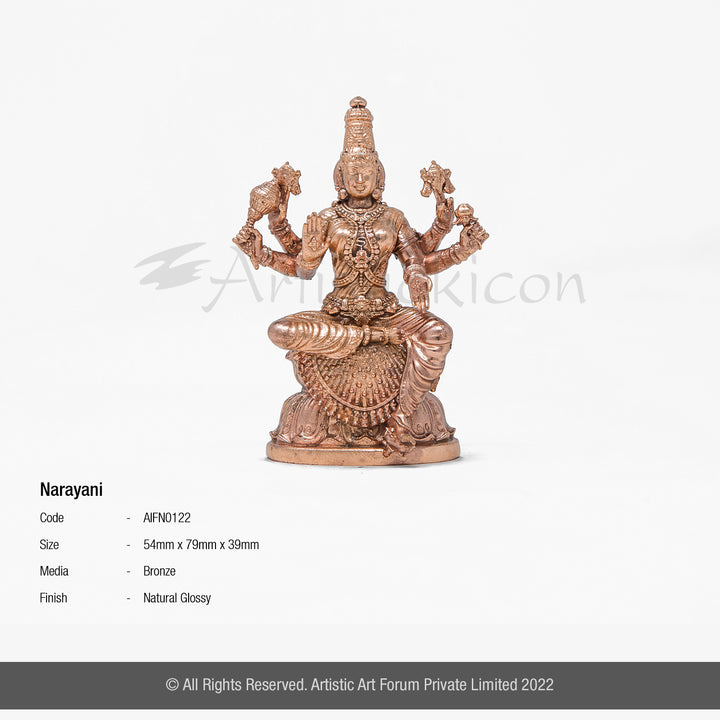 Narayani idol for pooja space