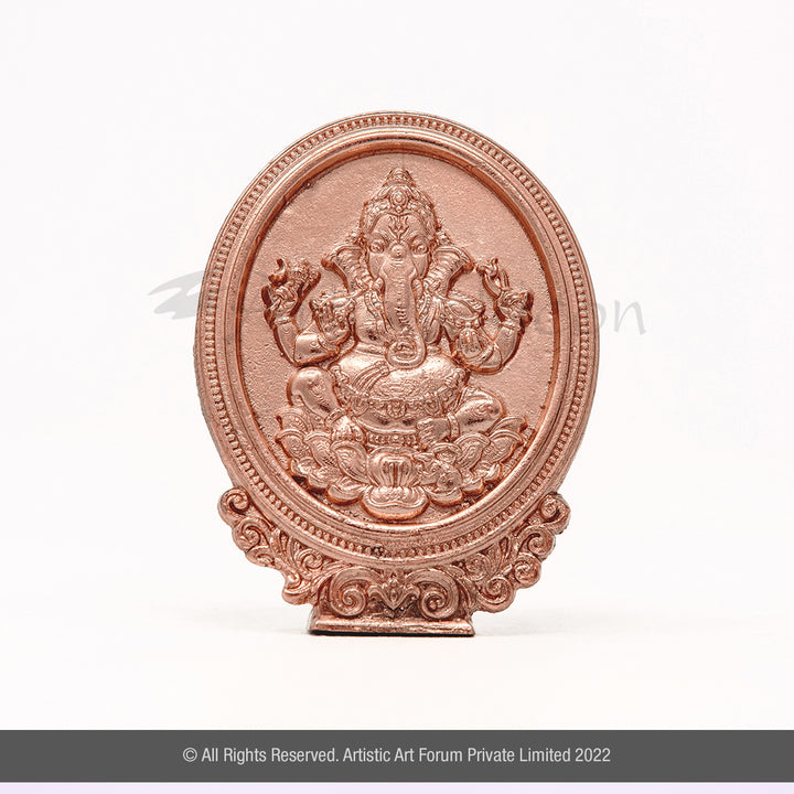 Oval shape Ganesha Idol