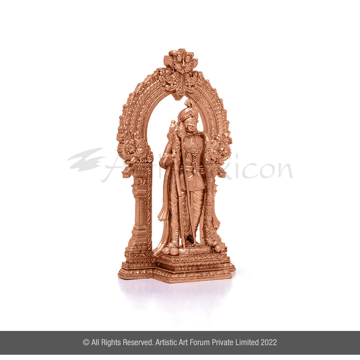 Bronze Palani Raja Alangaram Murugan Idol 