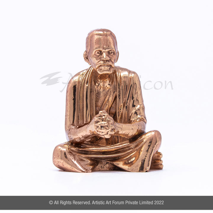 Handcrafted Bronze Seshadri Swamigal Idol