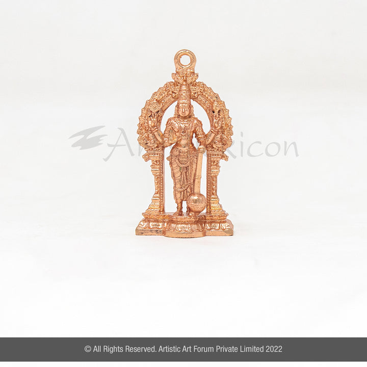 Bronze Vishnu Pendant | Lord Perumal Divine Jewellery